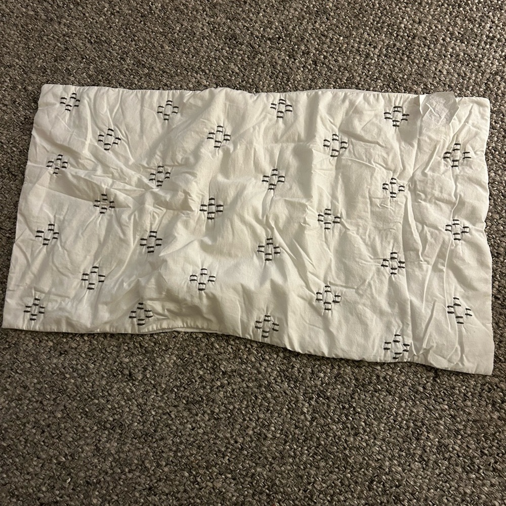 NWOT West elm king pillow sham